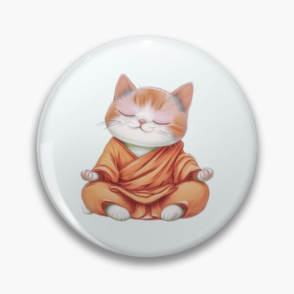 Item preview, Buddha Cat  designed and sold by ArmonyforSouls.
