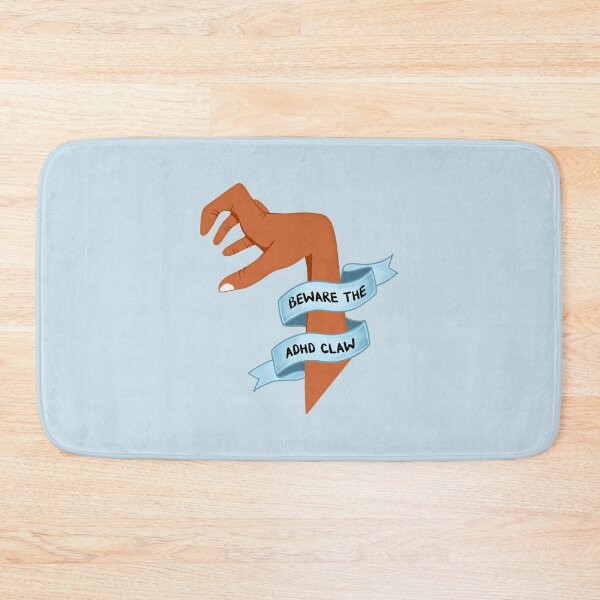 Item preview, Beware the ADHD Claw Hands (Blue) designed and sold by Dani Moffet.