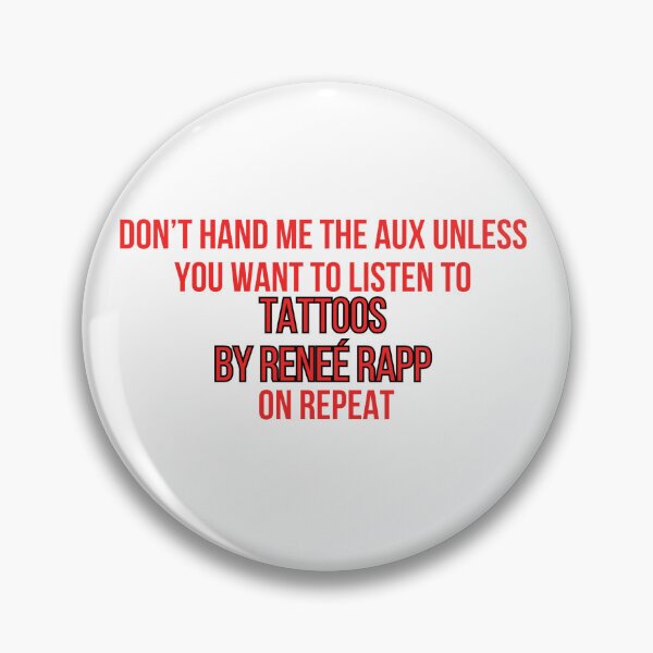 Aperçu de l'œuvre tatouages Renee Rapp créée et vendue par vikkideee.