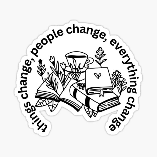 Artikel-Vorschau von Change pt.2 von Indigo von RM von BTS inspiriertes minimalistisches Design mit Büchern, Kaffee und Blumen, designt und verkauft von daebak-shop.