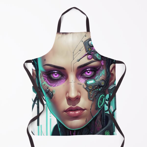 Item preview, Cyberpunk Female Portrait (Spring Theme) designed and sold by papi1998.
