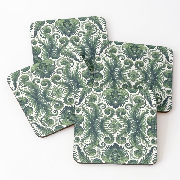 Item preview, Fern Fronds Seamless Green Pattern designed and sold by RCsDigitalArt.