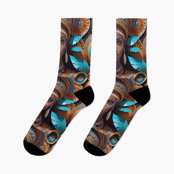 Artikelvorschau, Patterns of Strength An Empowering African Beauty Portrait entworfen und verkauft von TheArtOfPat.