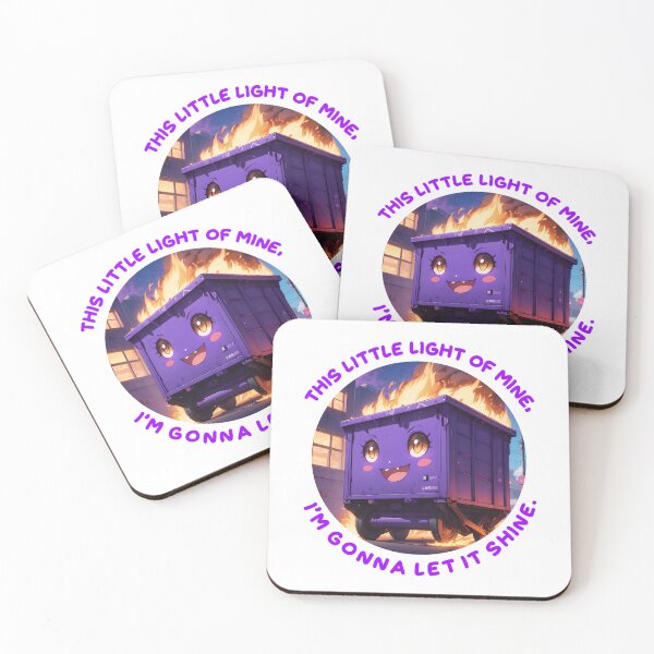 Item preview, Dumpster Fire, anime kawaii, funny meme designed and sold by Spooky Witch Dream.