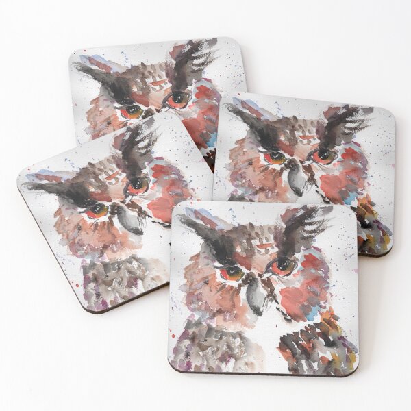 Item preview, Great Horned Owl designed and sold by Katie Gonzalez.