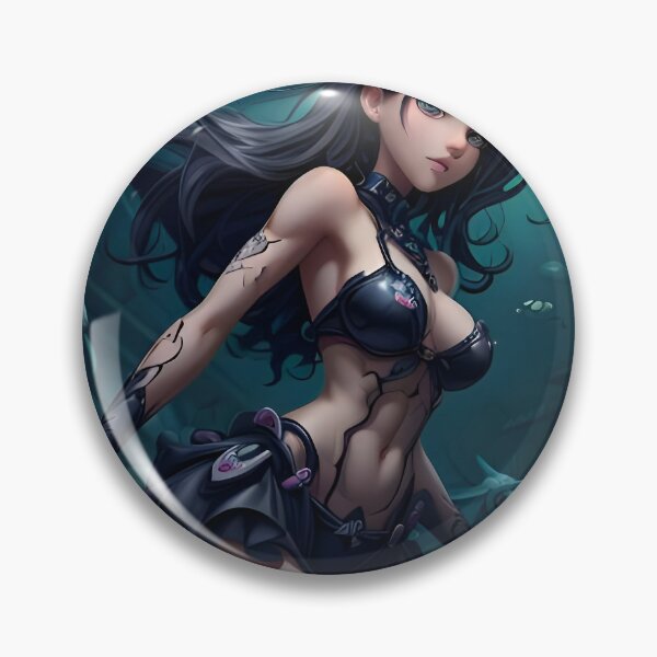 Item preview, succulent girl anime style mermaid designed and sold by FINGMARK.