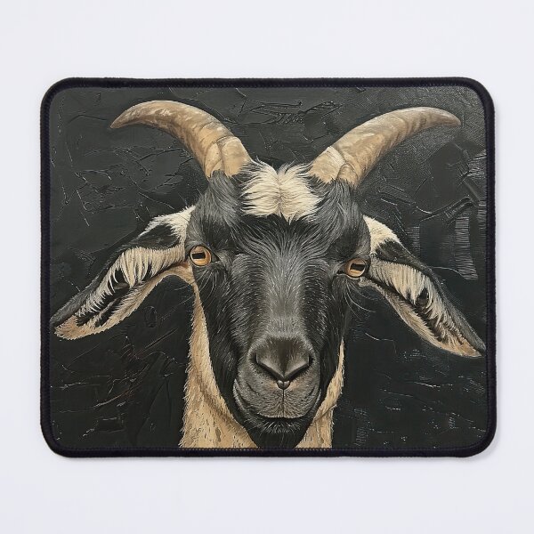 Item preview, Cute Black and Tan Goat 02 designed and sold by Elisabeth Lucas.