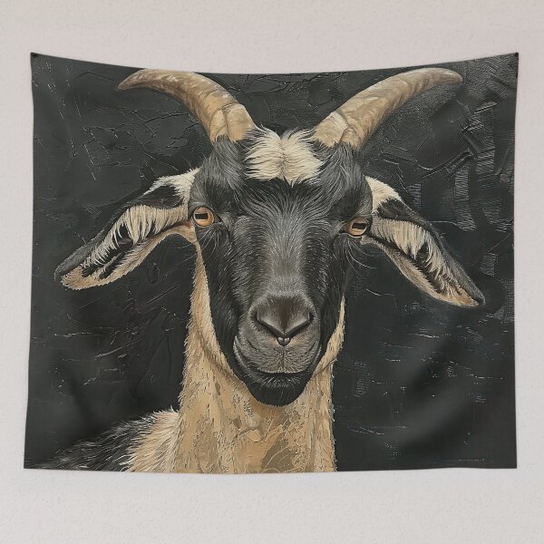 Item preview, Cute Black and Tan Goat 02 designed and sold by Elisabeth Lucas.