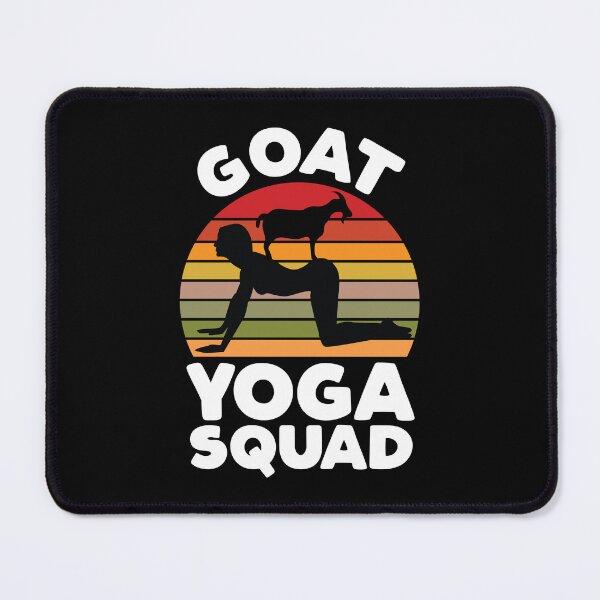 Item preview, Goat Yoga Squad Namaste Spiritual Meditation Animal Fan designed and sold by GravitiTees.