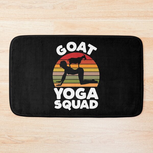 Item preview, Goat Yoga Squad Namaste Spiritual Meditation Animal Fan designed and sold by GravitiTees.
