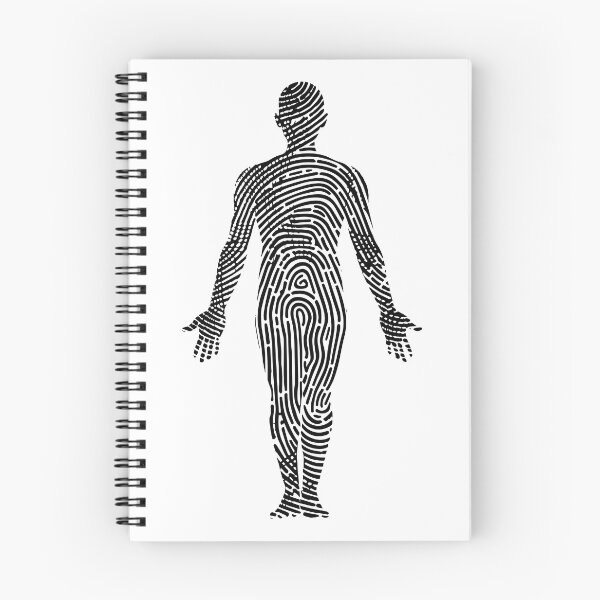 Item preview, Fingerprint on human body. Black and white designed and sold by MagicColorPrint.