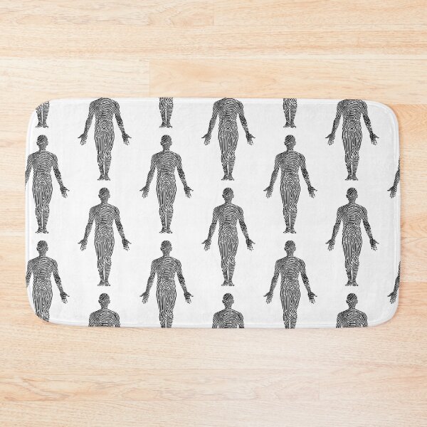 Item preview, Fingerprint on human body. Black and white designed and sold by MagicColorPrint.