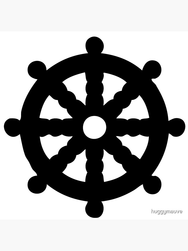 Buddha Wheel Of Dharma Dharmachakra Postcard By Huggymauve Redbubble