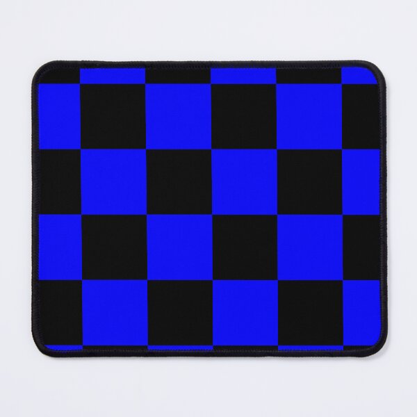 Item preview, Large Checkered - Black and Blue designed and sold by JustPatterns2.