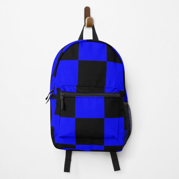 Item preview, Large Checkered - Black and Blue designed and sold by JustPatterns2.