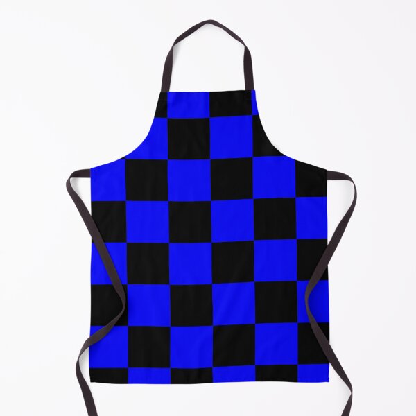 Item preview, Large Checkered - Black and Blue designed and sold by JustPatterns2.