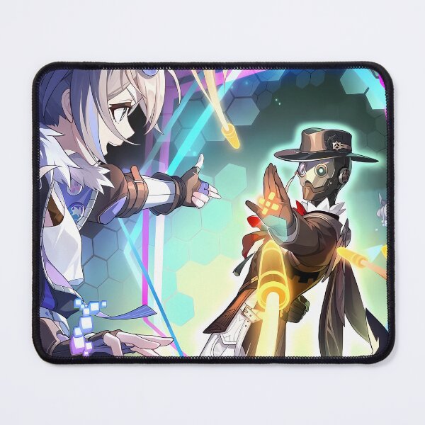 Item preview, We Will Meet Again • Screwllum & Silver Wolf• Honkai Star Rail Light Cone designed and sold by kazatodoesart.