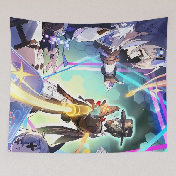 Item preview, We Will Meet Again • Screwllum & Silver Wolf• Honkai Star Rail Light Cone designed and sold by kazatodoesart.