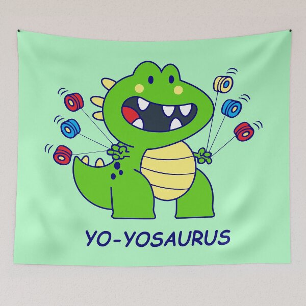 Item preview, "Yo-yosaurus: Mastering Yo-Yo Tricks Like a Professional Yoyo Expert - Skills and Techniques for Yo-Yo Champions and T-Rex and Dinosaur Enthusiasts" designed and sold by artworkathome.
