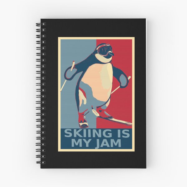 Item preview, Skiing Is My Jam Funny Penguin Skiing HOPE designed and sold by TrueArtsStore.