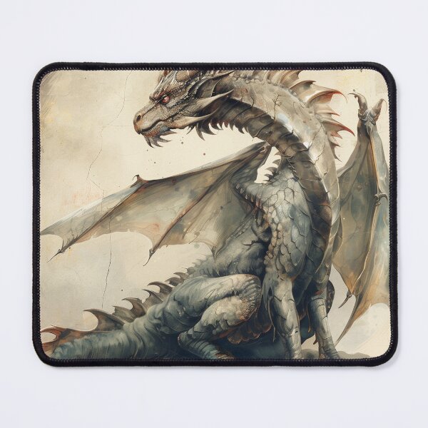 Item preview, 90s Fantasy Dragon | Black BG | Classic Dragon designed and sold by FantasySoul.