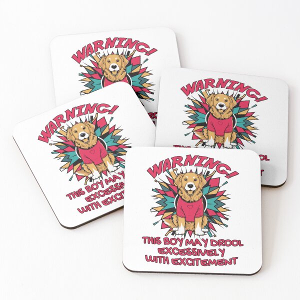 Item preview, Golden Retriever Boyfriend Heartthrob: Funny Dog Drool Warning Shirt designed and sold by BNCH44.