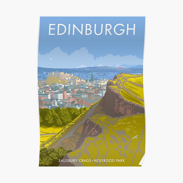 Endinburgh, Salisbury Crags Poster
