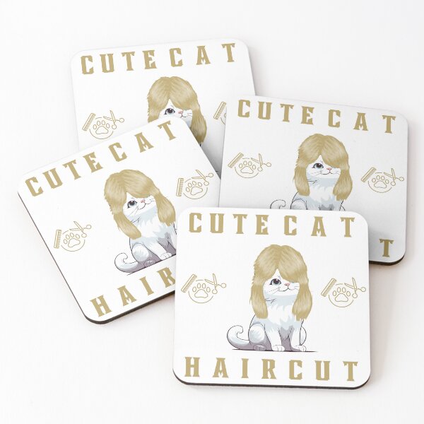 Item preview, Cute cat haircut designed and sold by Abdelillah10.
