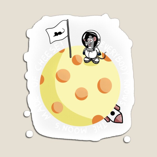 Item preview, The moon is made of cheese designed and sold by Freecheese.