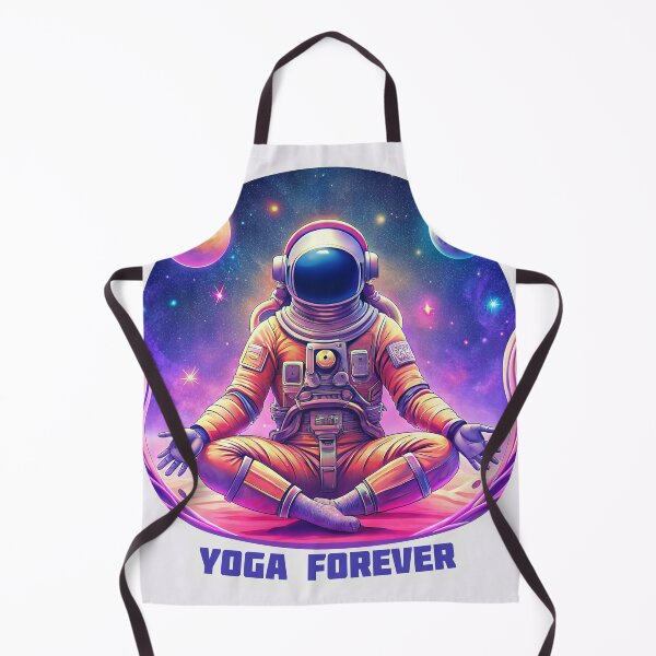 Item preview, Astronaut , yoga forever, psychedelic futuristic, sticker, t- shirt, decor designed and sold by NatalkaP.