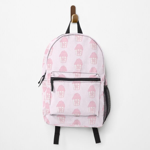 Item preview, cute kawaii pink sakura popcorn sticker designed and sold by Narukuku.