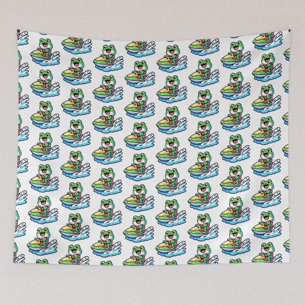 Item preview, Jet Ski Joyride Frog: Amphibian Thrills on the Water designed and sold by Akioos.
