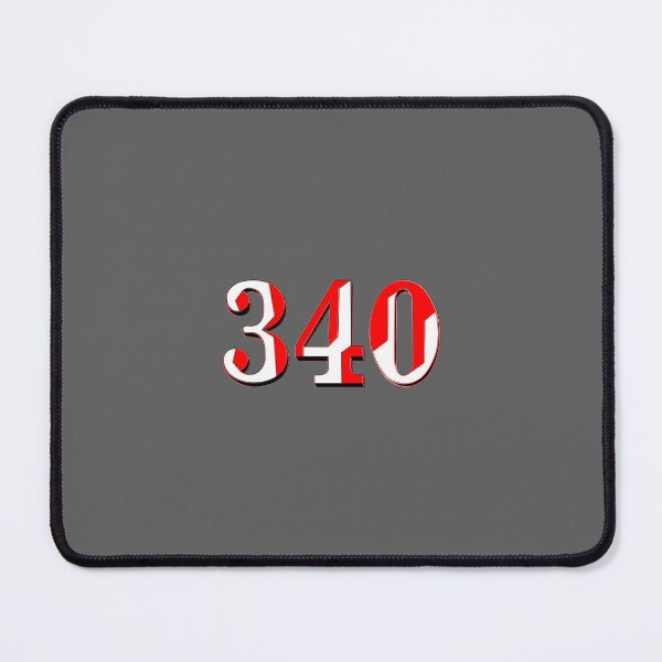 Item preview, number three hundred and forty digit 340 order sequence team member age designed and sold by 4rpixs.