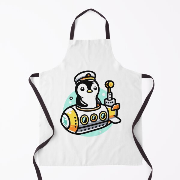Item preview, Submarine Explorer Penguin: Underwater Adventure Cartoon designed and sold by Akioos.