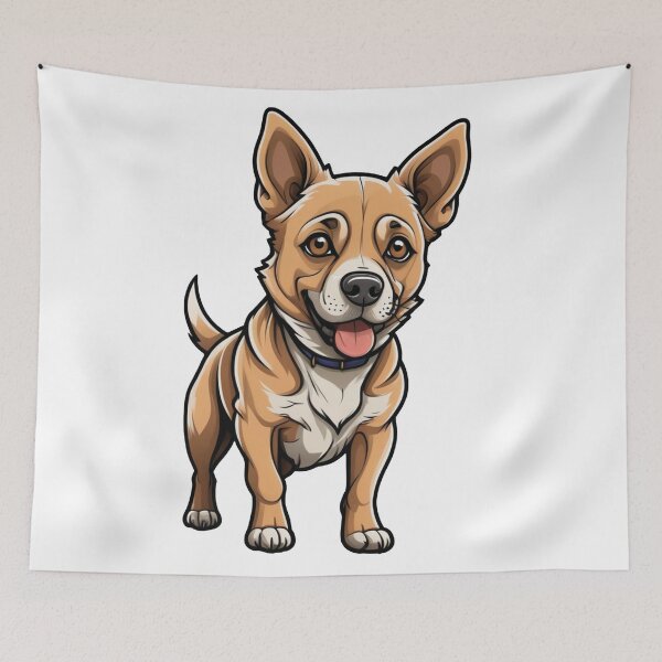 Item preview, Cute dog wants to play designed and sold by Ink-Kreativ.
