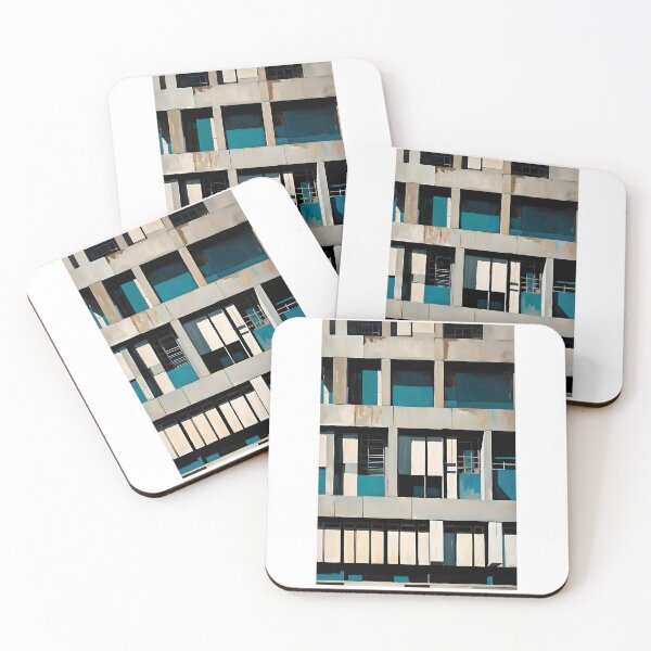 Item preview, Abstract concrete architecture oil painting #0031 designed and sold by larabu.