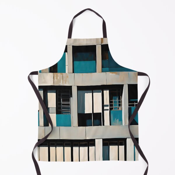 Item preview, Abstract concrete architecture oil painting #0031 designed and sold by larabu.