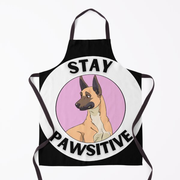 Item preview, STAY PAWSITVE kawaii malinois dog  designed and sold by GoodyPaws.