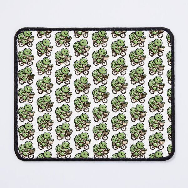 Item preview, Eco-Friendly Turtle on a Bike - Charming Springtime designed and sold by Akioos.