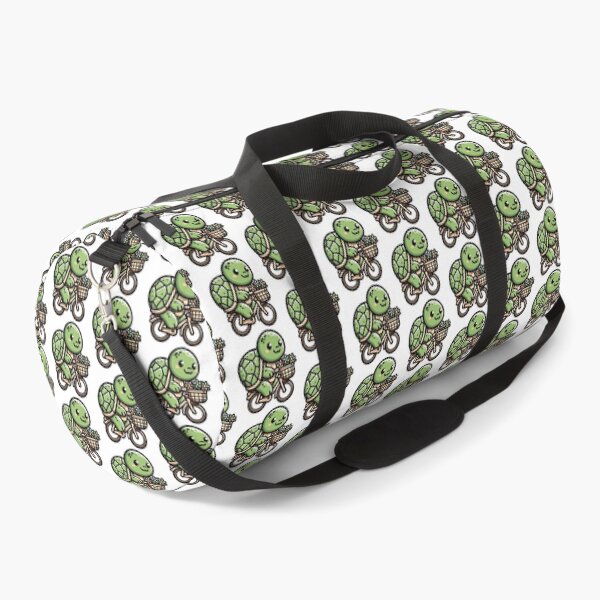 Item preview, Eco-Friendly Turtle on a Bike - Charming Springtime designed and sold by Akioos.