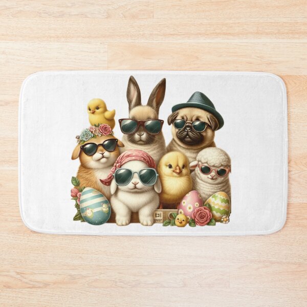 Item preview, easter animal with sunglasses photography  Easter Funny animals  designed and sold by Expressions-Sel.