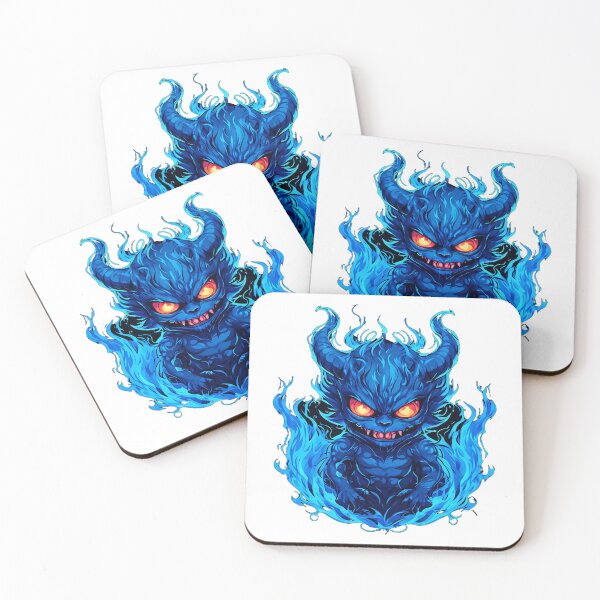 Item preview, Blue fire demon designed and sold by Maths-4-Nerds.