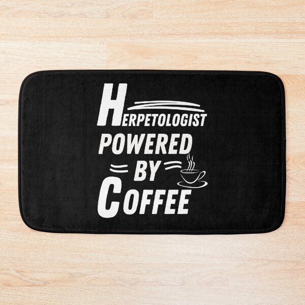 Item preview, Herpetologist powered by coffee designed and sold by annoying-shirts.