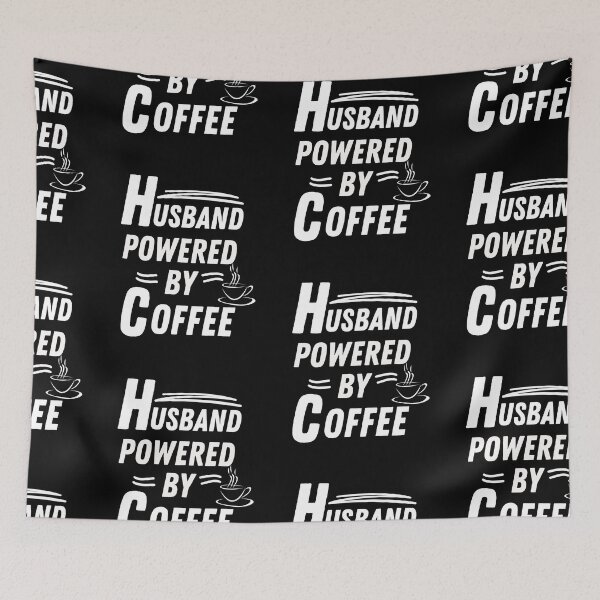 Item preview, Husband powered by coffee designed and sold by annoying-shirts.