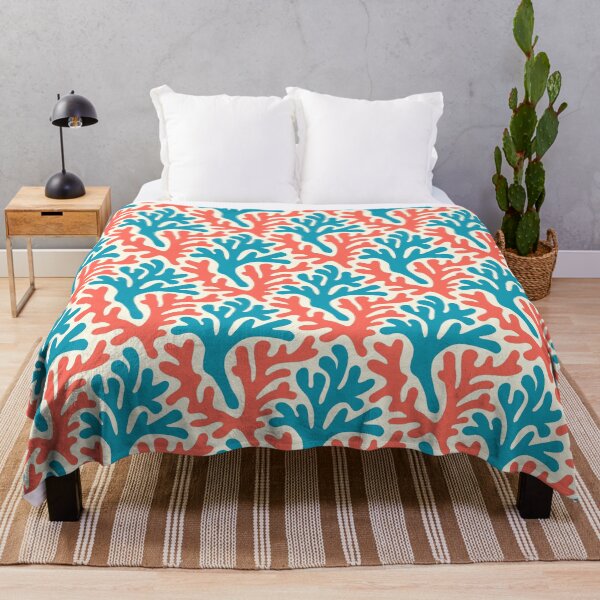Item preview, 3133 E - beautiful corals, blue red designed and sold by RouCouCou.