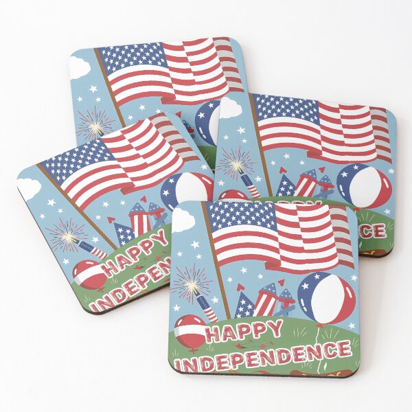 Item preview, Happy Independence Day: Sparkling Freedom and Unity 1 designed and sold by Jonathan  Gillette.