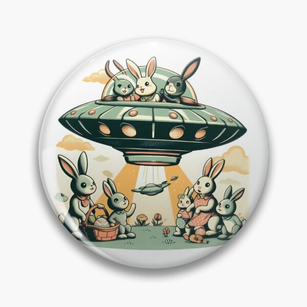 Item preview, alien rabbits with Easter bunnies Easter Funny animals  designed and sold by Expressions-Sel.