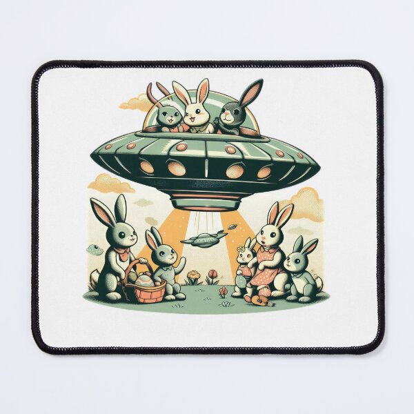 Item preview, alien rabbits with Easter bunnies Easter Funny animals  designed and sold by Expressions-Sel.