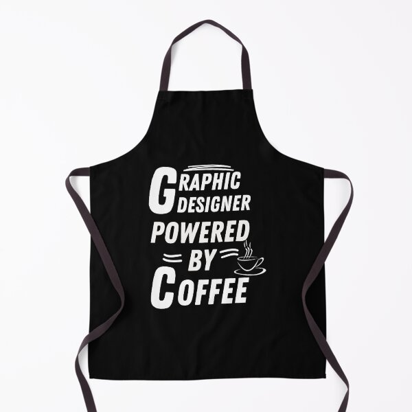 Item preview, Graphic designer powered by coffee designed and sold by annoying-shirts.