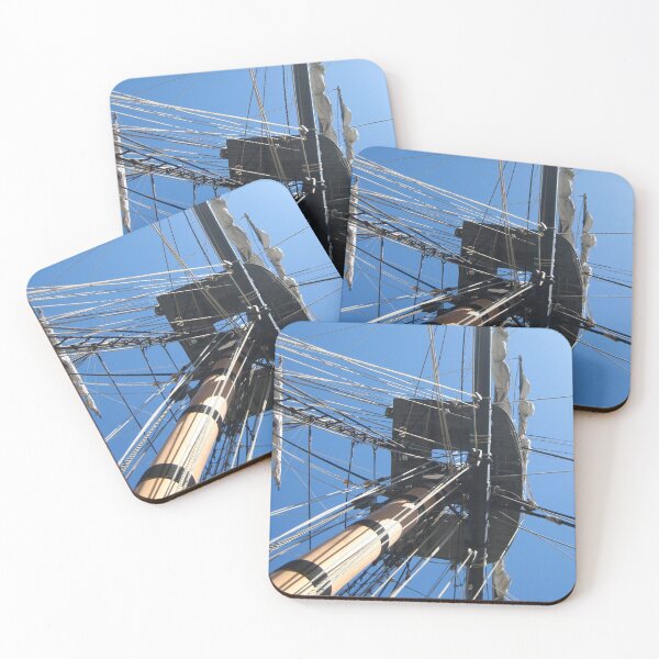 Item preview, Looking Up at Ship Rigging and Blue Sky designed and sold by JoyousArt4u.